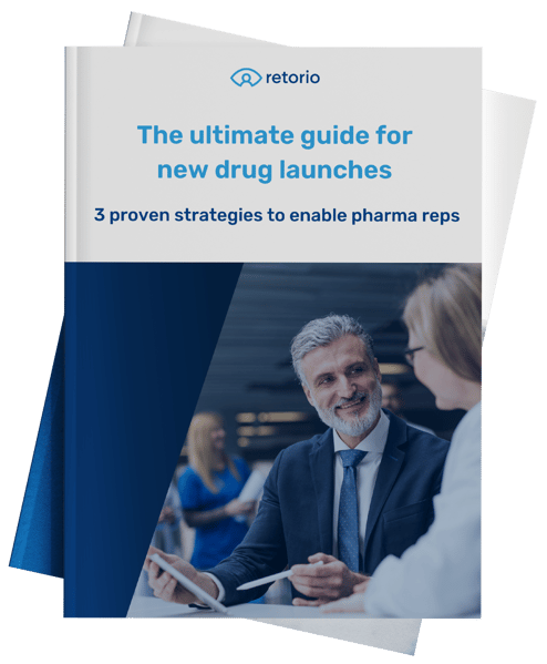 E-book cover of Retorio - The ultimate guide for new drug launches