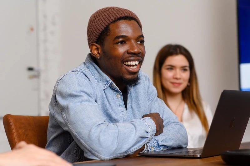 Retorio 5 Reasons Why You Should Use AI in Human Resources man wearing beanie smiling 