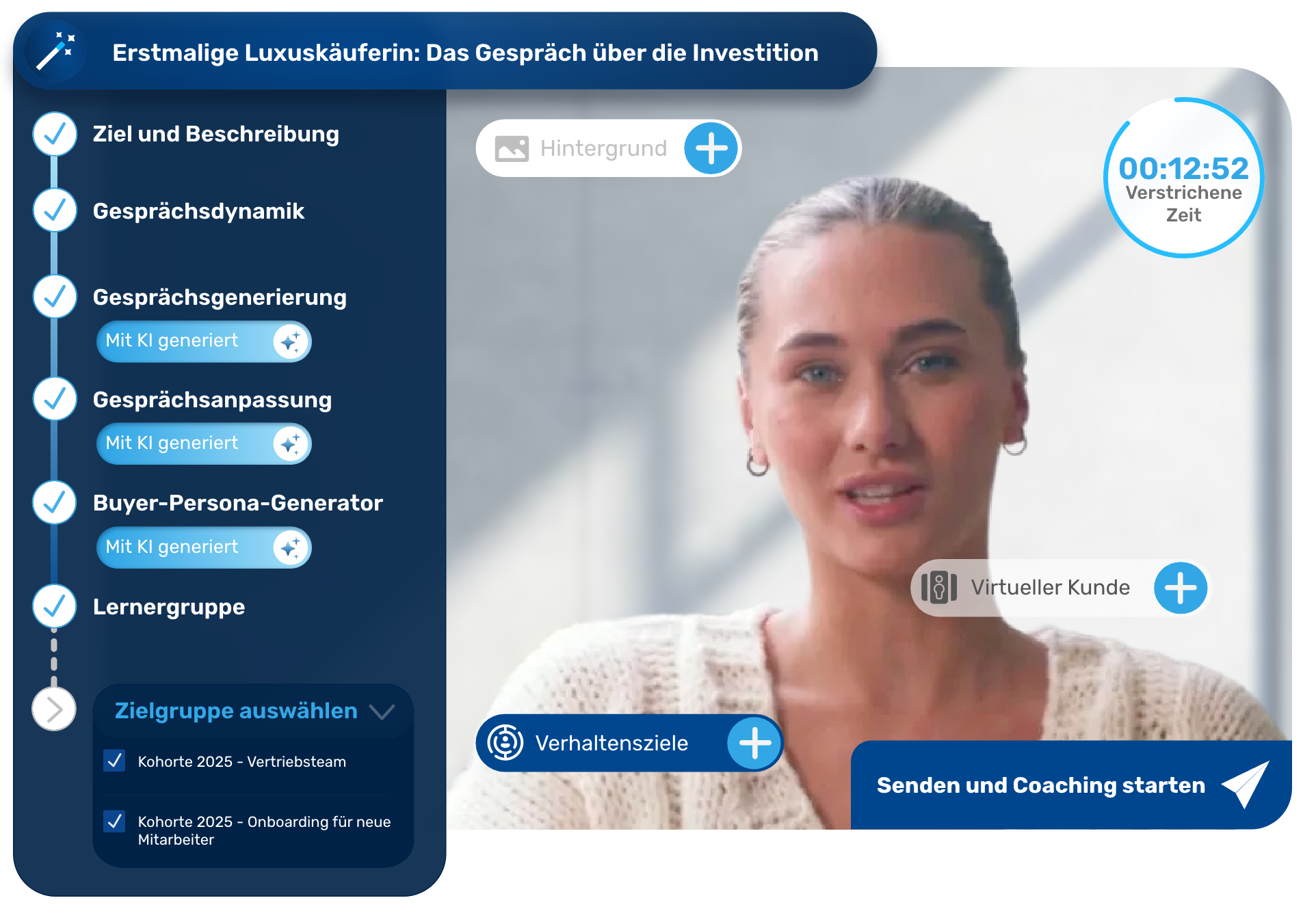 Retorio KI Coaching und training fur Produkt 