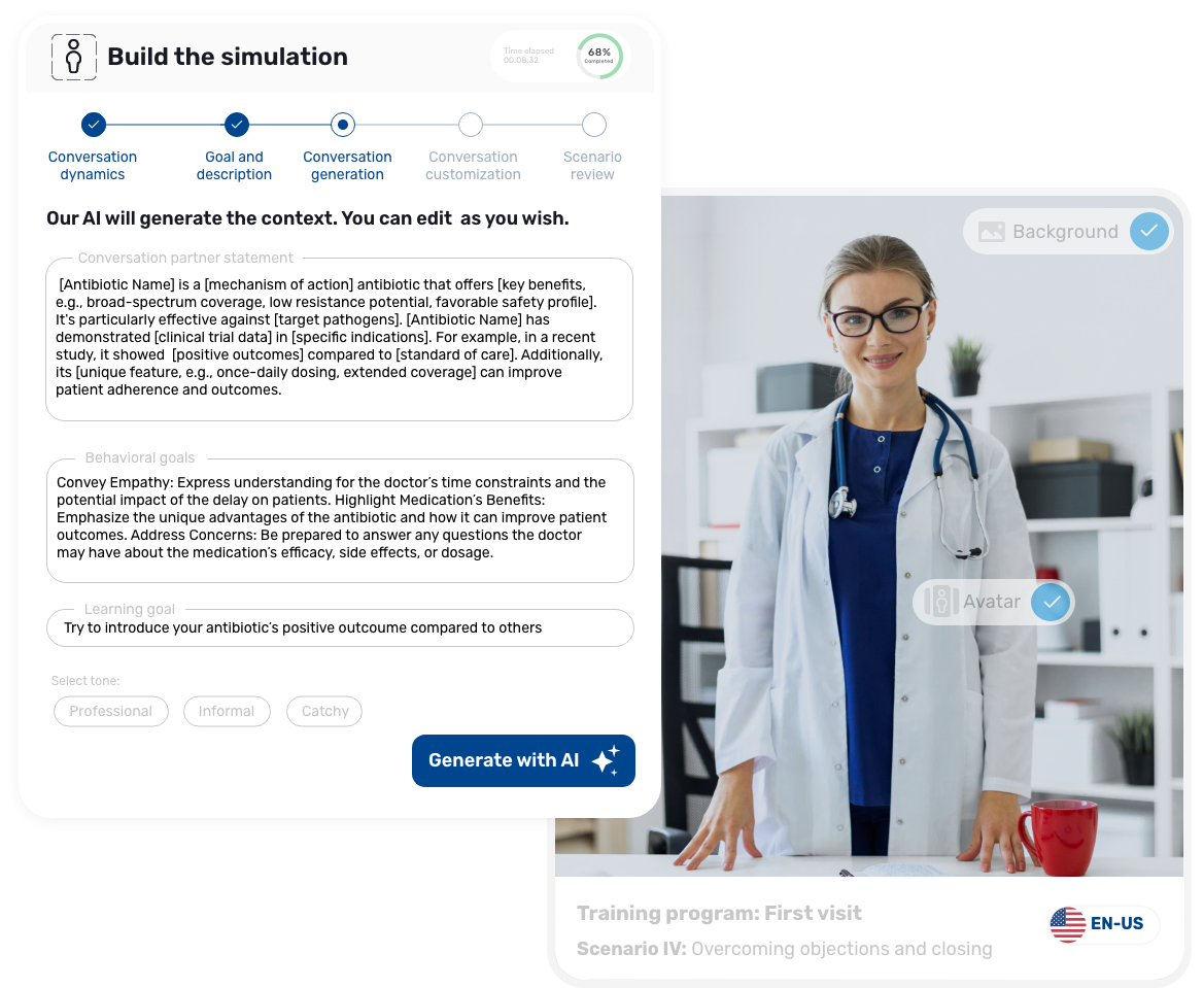 Retorio AI Coaching Pharma Use Case